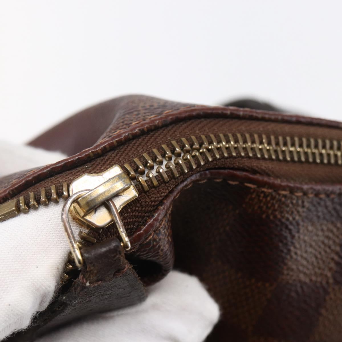 LOUIS VUITTON Damier Ebene Jena MM Tote Bag N41013 LV Auth bs29959