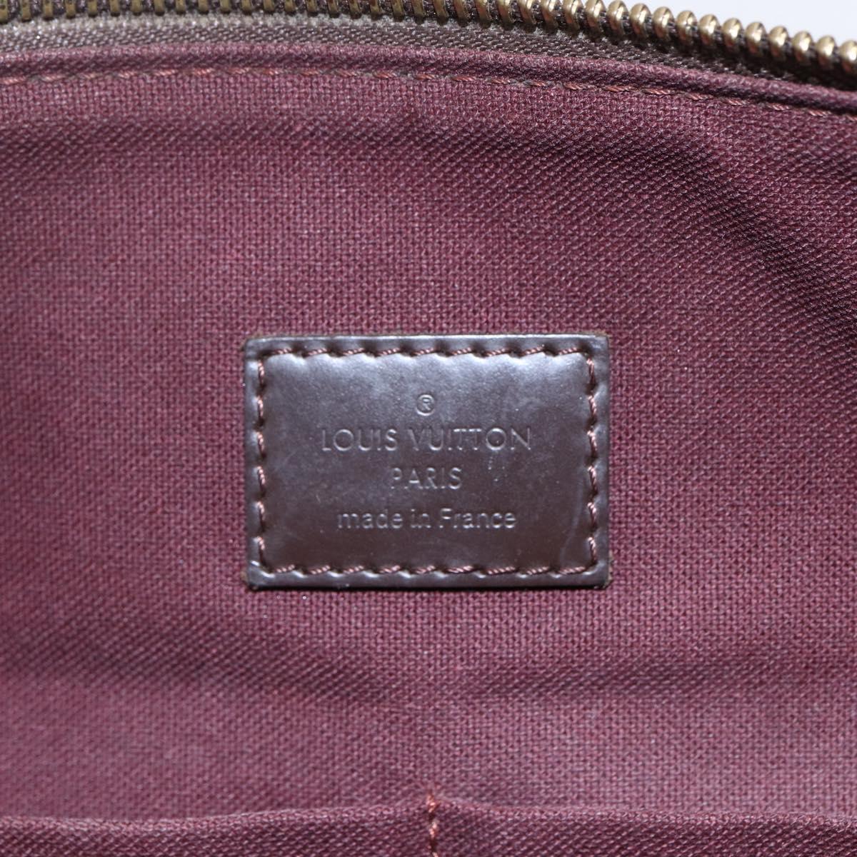 LOUIS VUITTON Damier Ebene Jena MM Tote Bag N41013 LV Auth bs29959