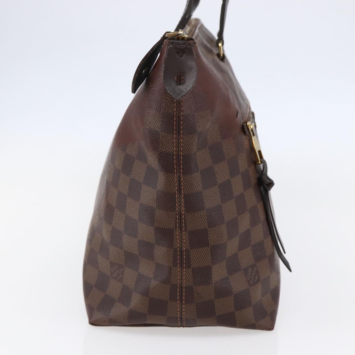 LOUIS VUITTON Damier Ebene Jena MM Tote Bag N41013 LV Auth bs29959