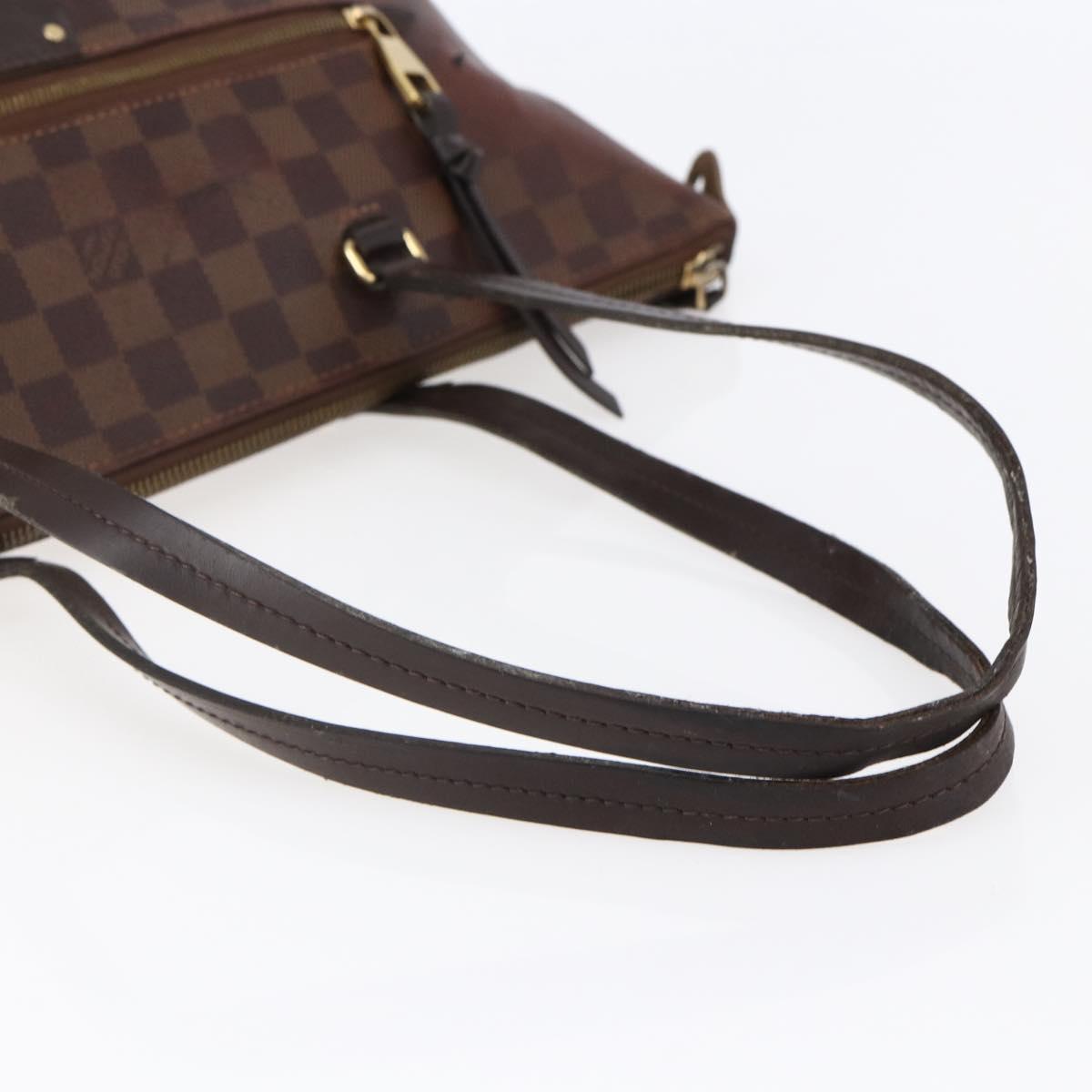 LOUIS VUITTON Damier Ebene Jena MM Tote Bag N41013 LV Auth bs29959
