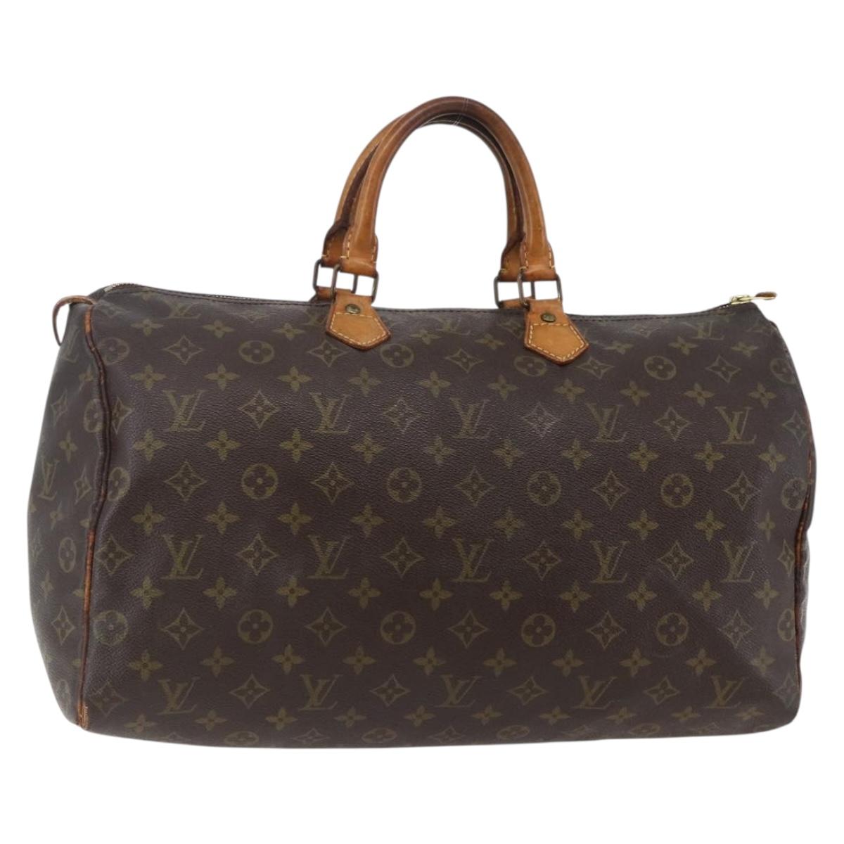 LOUIS VUITTON Monogram Speedy 40 Hand Bag M41522 LV Auth bs29961