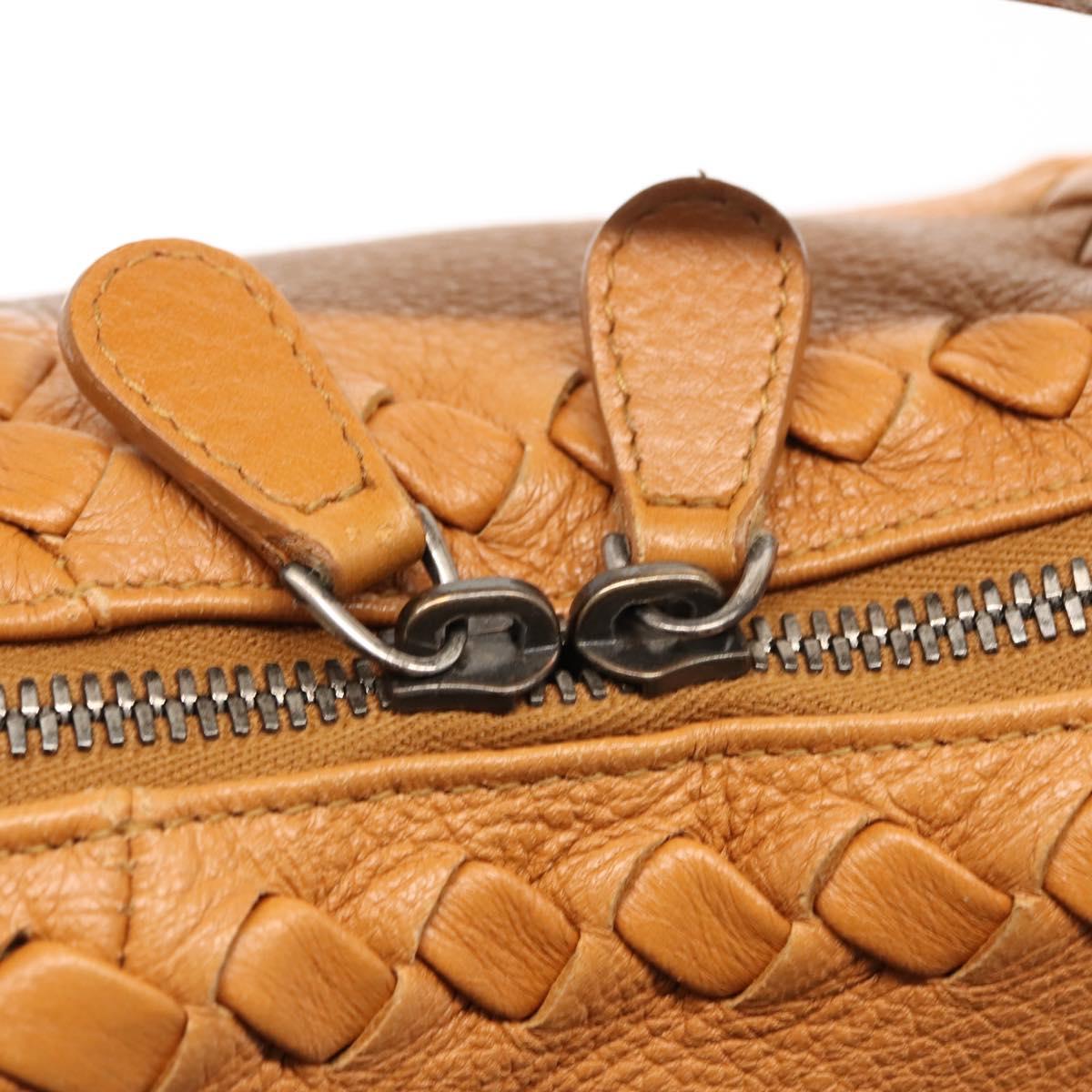 BALENCIAGA Shoulder Bag Leather Brown Auth bs29979
