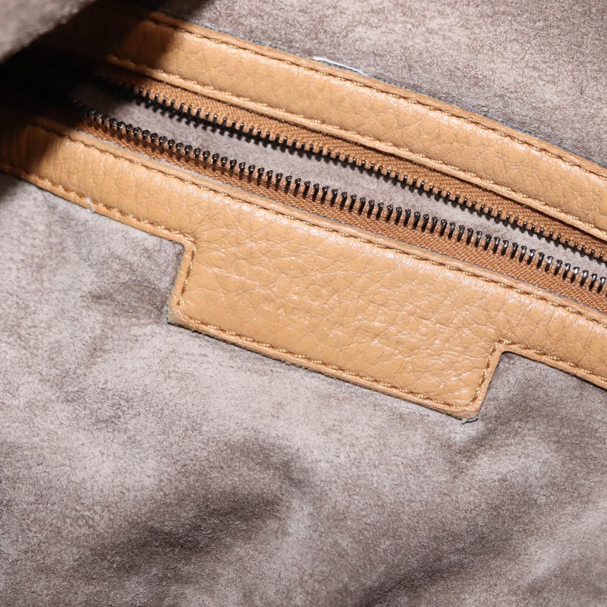 BALENCIAGA Shoulder Bag Leather Brown Auth bs29979