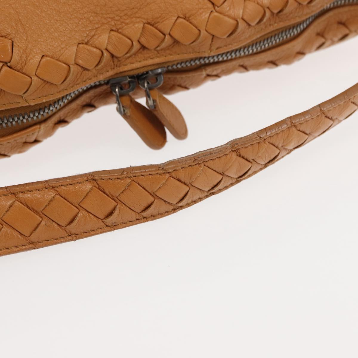 BALENCIAGA Shoulder Bag Leather Brown Auth bs29979