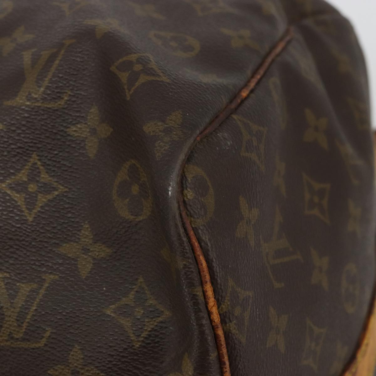 LOUIS VUITTON Monogram Keepall Bandouliere 60 Boston Bag M41412 LV Auth bs29981