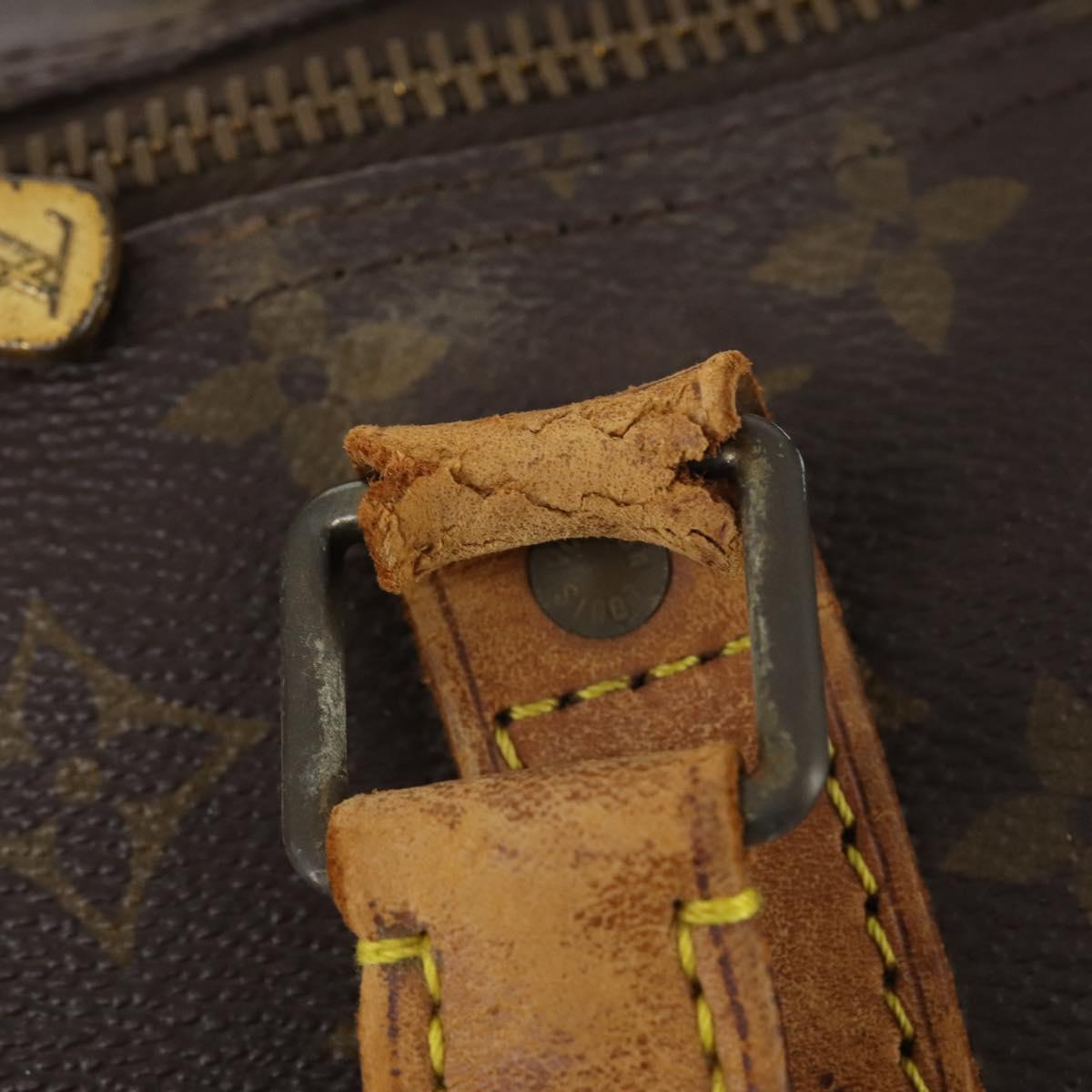 LOUIS VUITTON Monogram Keepall Bandouliere 60 Boston Bag M41412 LV Auth bs29981