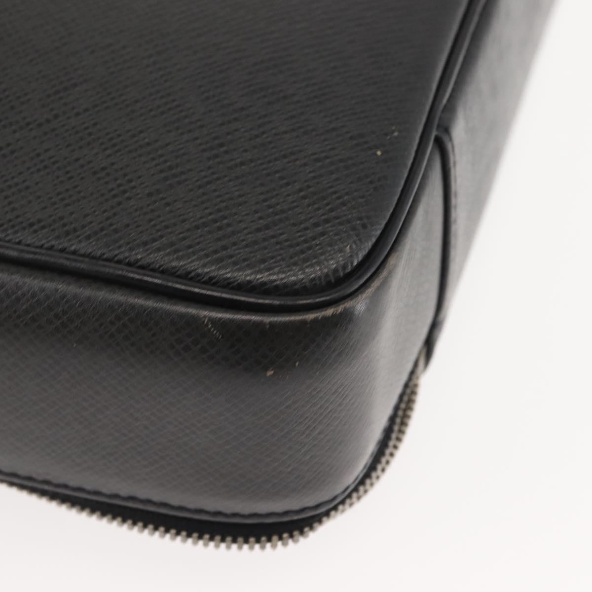 LOUIS VUITTON Taiga Porte Ordina Tour Odessa Business Bag Ardoise Auth bs29983