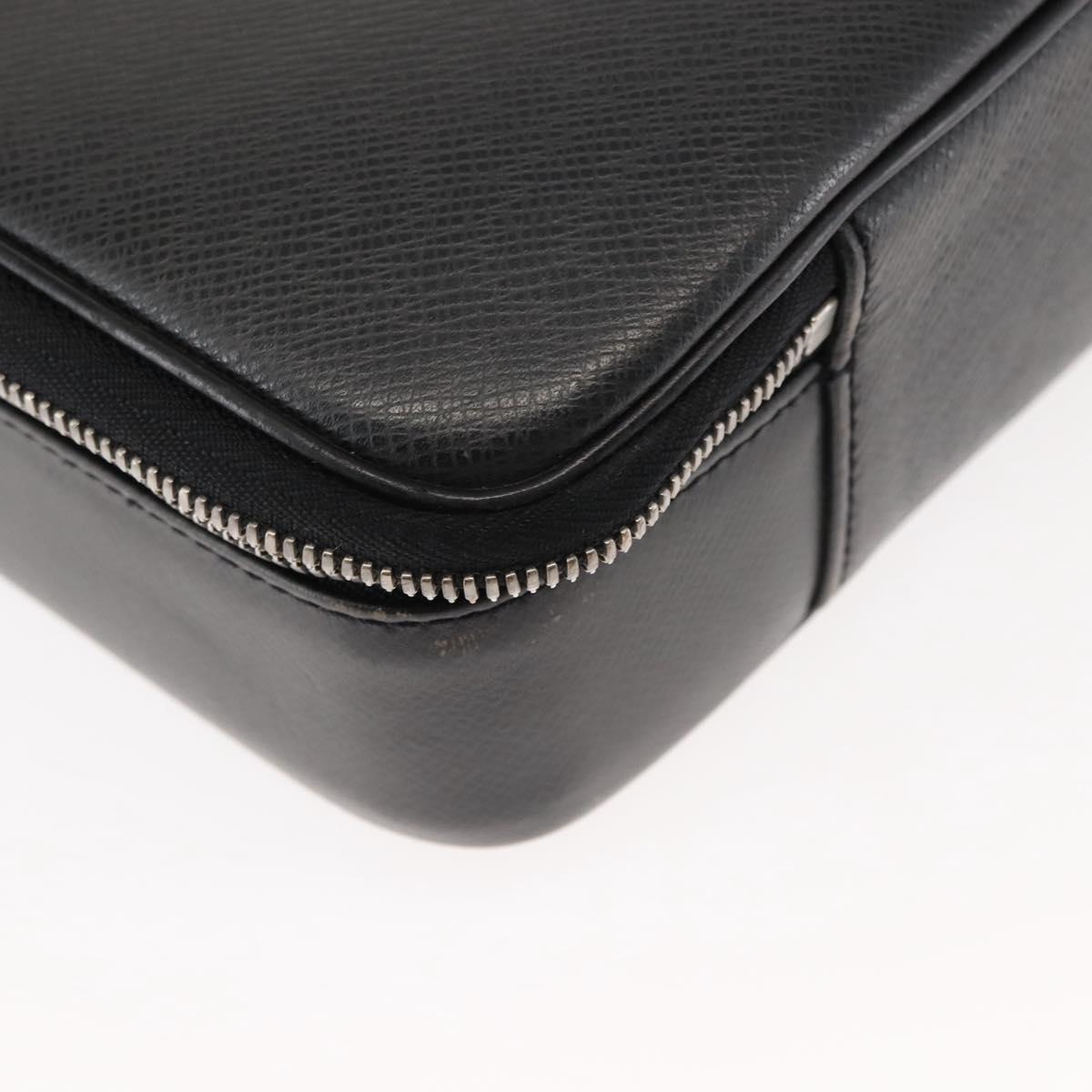 LOUIS VUITTON Taiga Porte Ordina Tour Odessa Business Bag Ardoise Auth bs29983