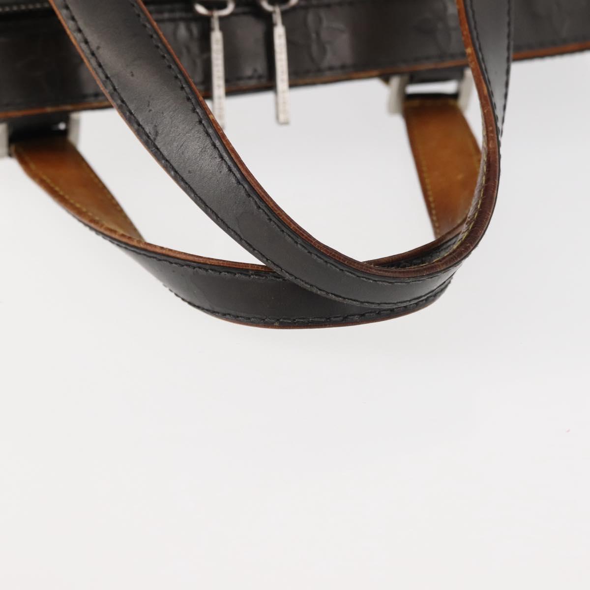 LOUIS VUITTON Monogram Mat Shelton Hand Bag Noir M55172 LV Auth bs29984