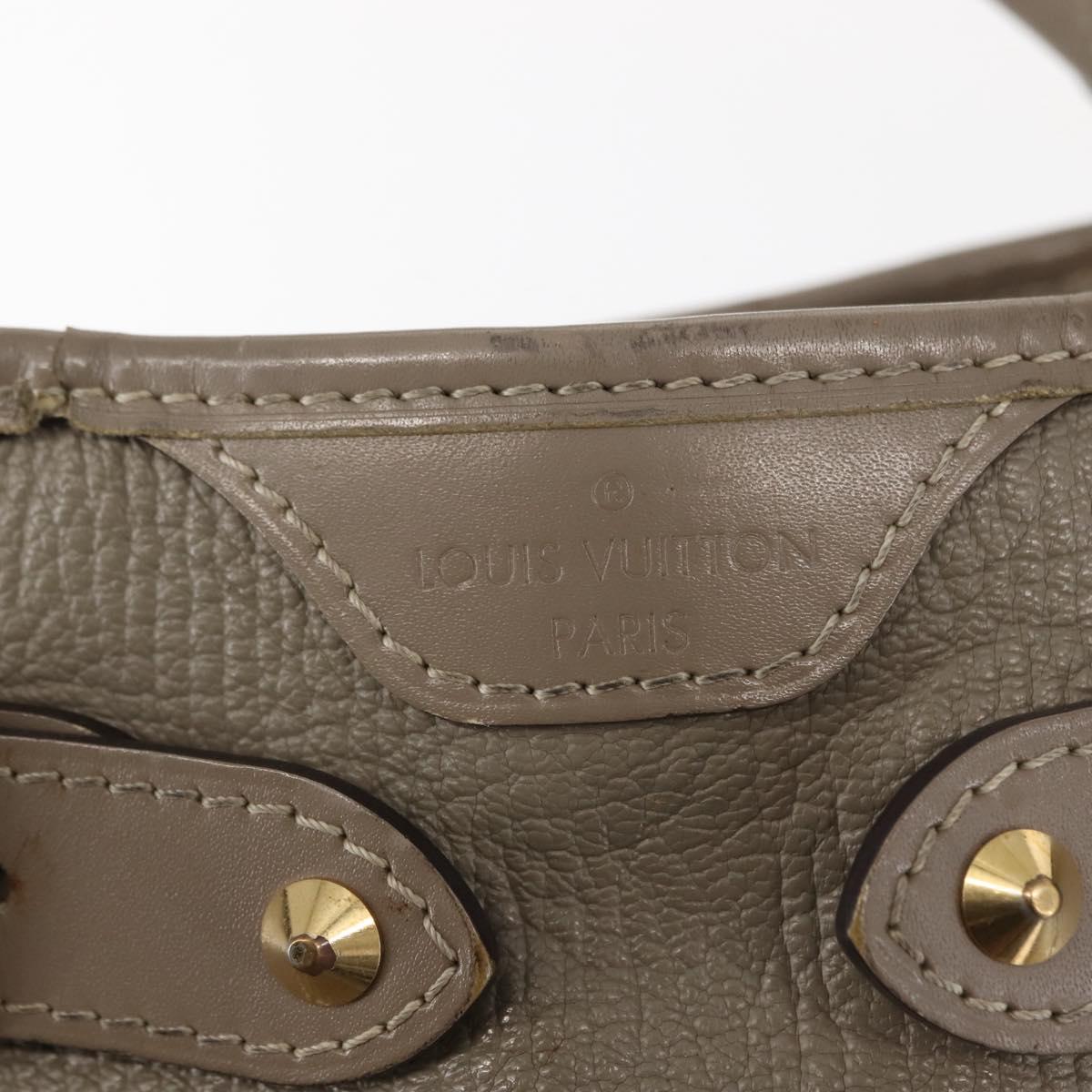 LOUIS VUITTON Suhari Majestu Hand Bag Gray M95652 LV Auth bs29987