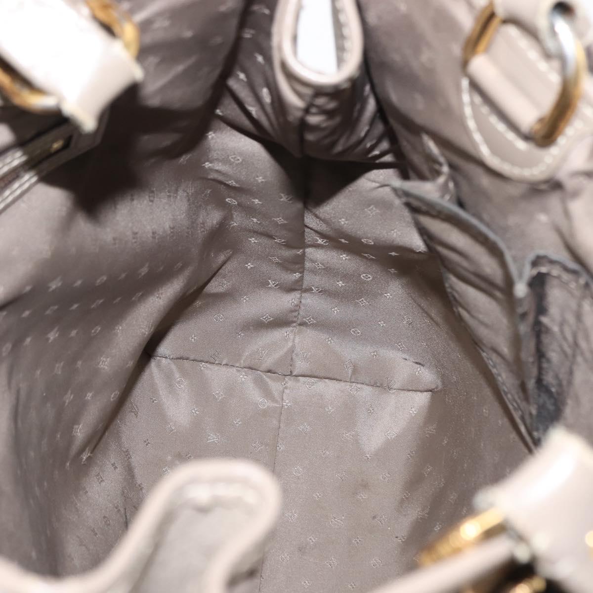LOUIS VUITTON Suhari Majestu Hand Bag Gray M95652 LV Auth bs29987