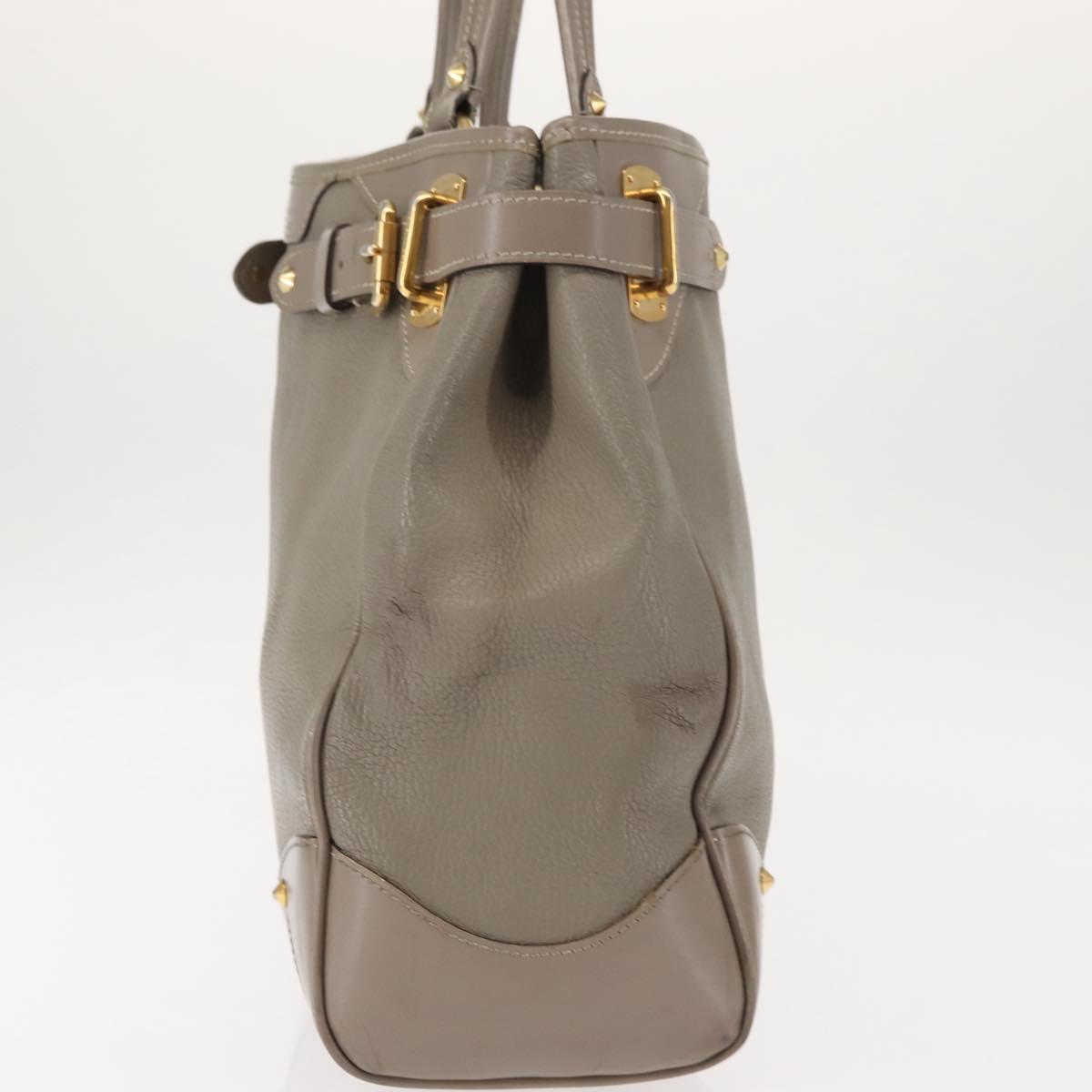 LOUIS VUITTON Suhari Majestu Hand Bag Gray M95652 LV Auth bs29987