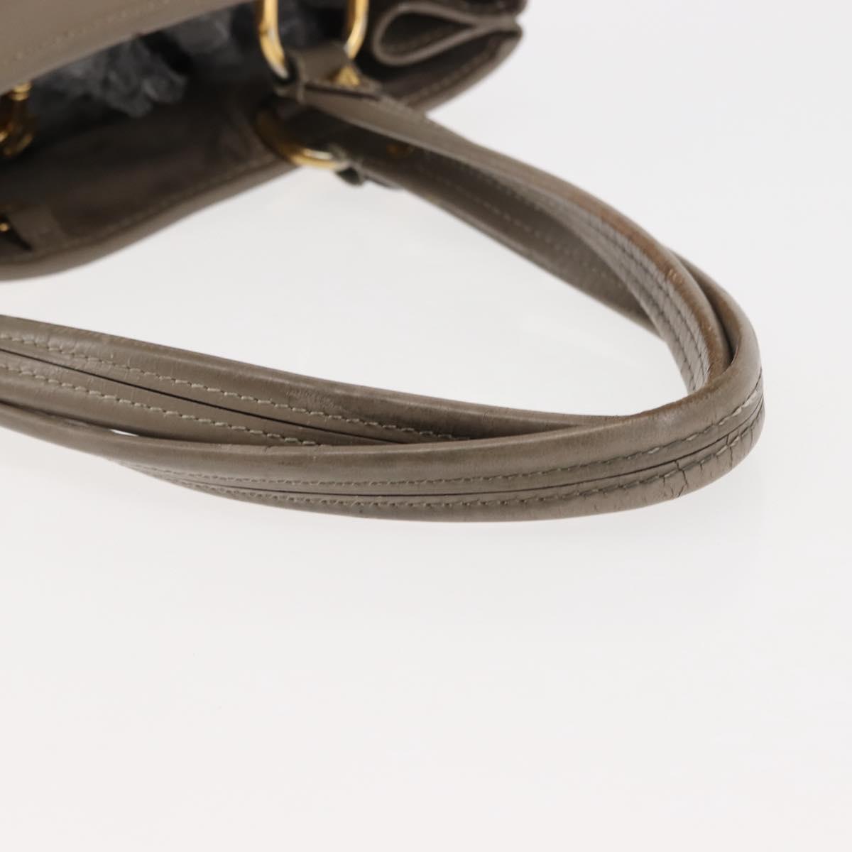 LOUIS VUITTON Suhari Majestu Hand Bag Gray M95652 LV Auth bs29987