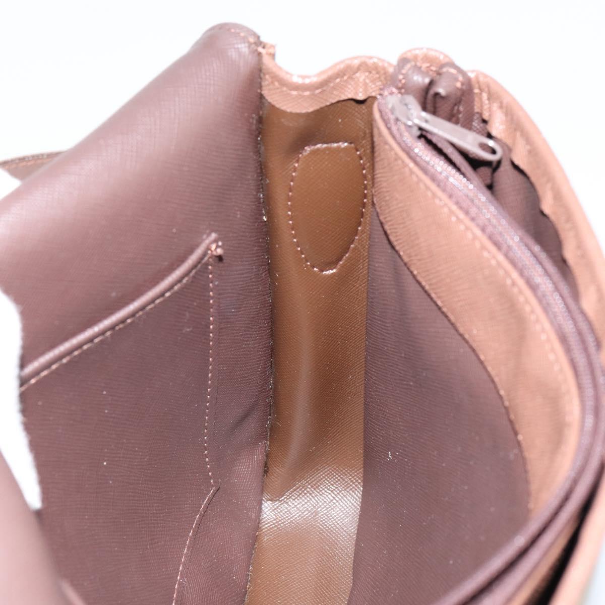 Burberrys Nova Check Shoulder Bag Canvas Beige Gold Auth bs29991