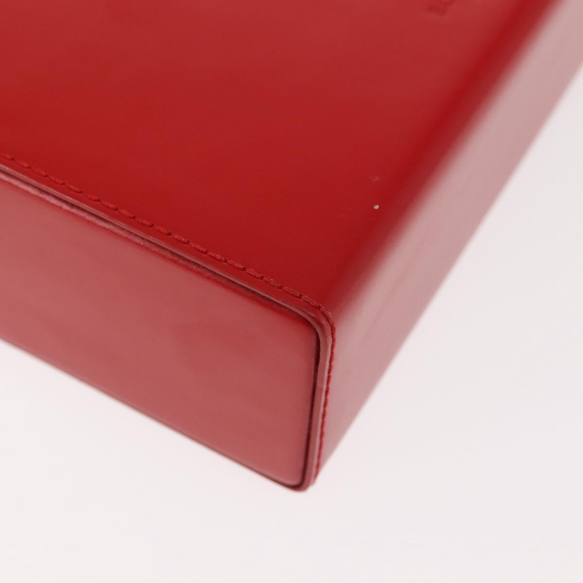 BOTTEGA VENETA Daisy Shoulder Bag Leather Red Gold Auth bs29995