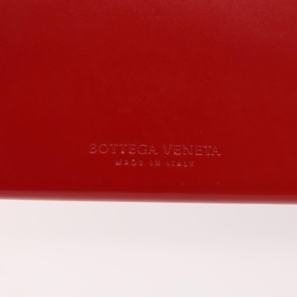BOTTEGA VENETA Daisy Shoulder Bag Leather Red Gold Auth bs29995