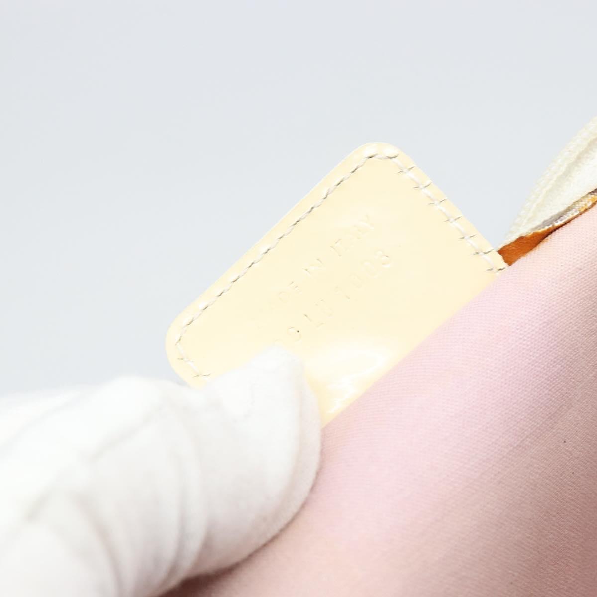 Christian Dior Trotter Canvas Pouch PVC Purple Silver Auth bs29999