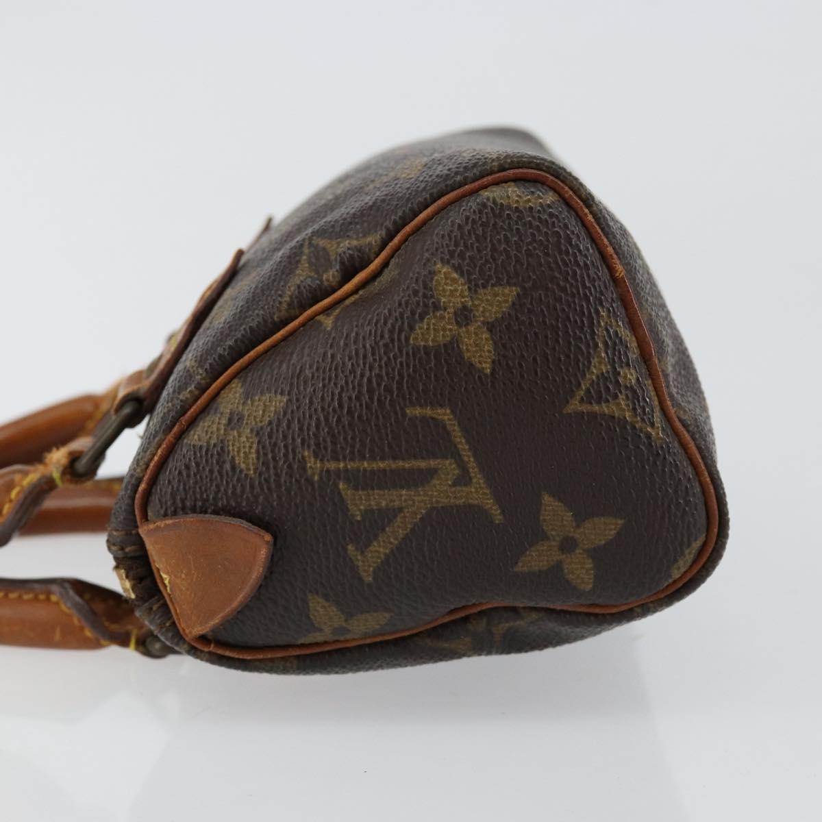 LOUIS VUITTON Monogram Mini Speedy Hand Bag M41534 LV Auth bs30005