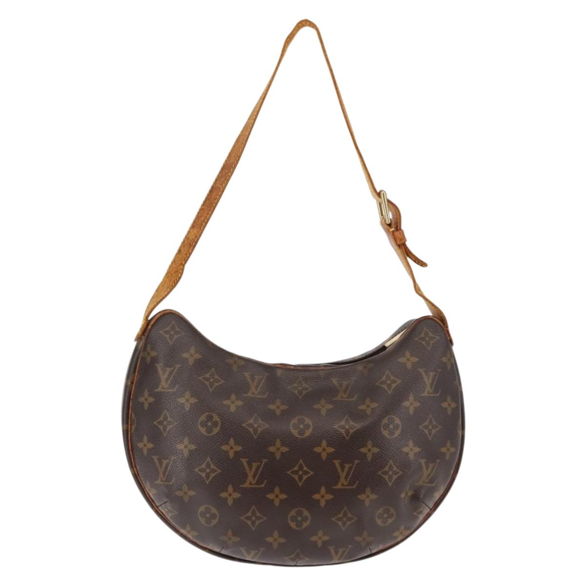 LOUIS VUITTON Monogram Croissant MM Shoulder Bag M51512 LV Auth bs30006