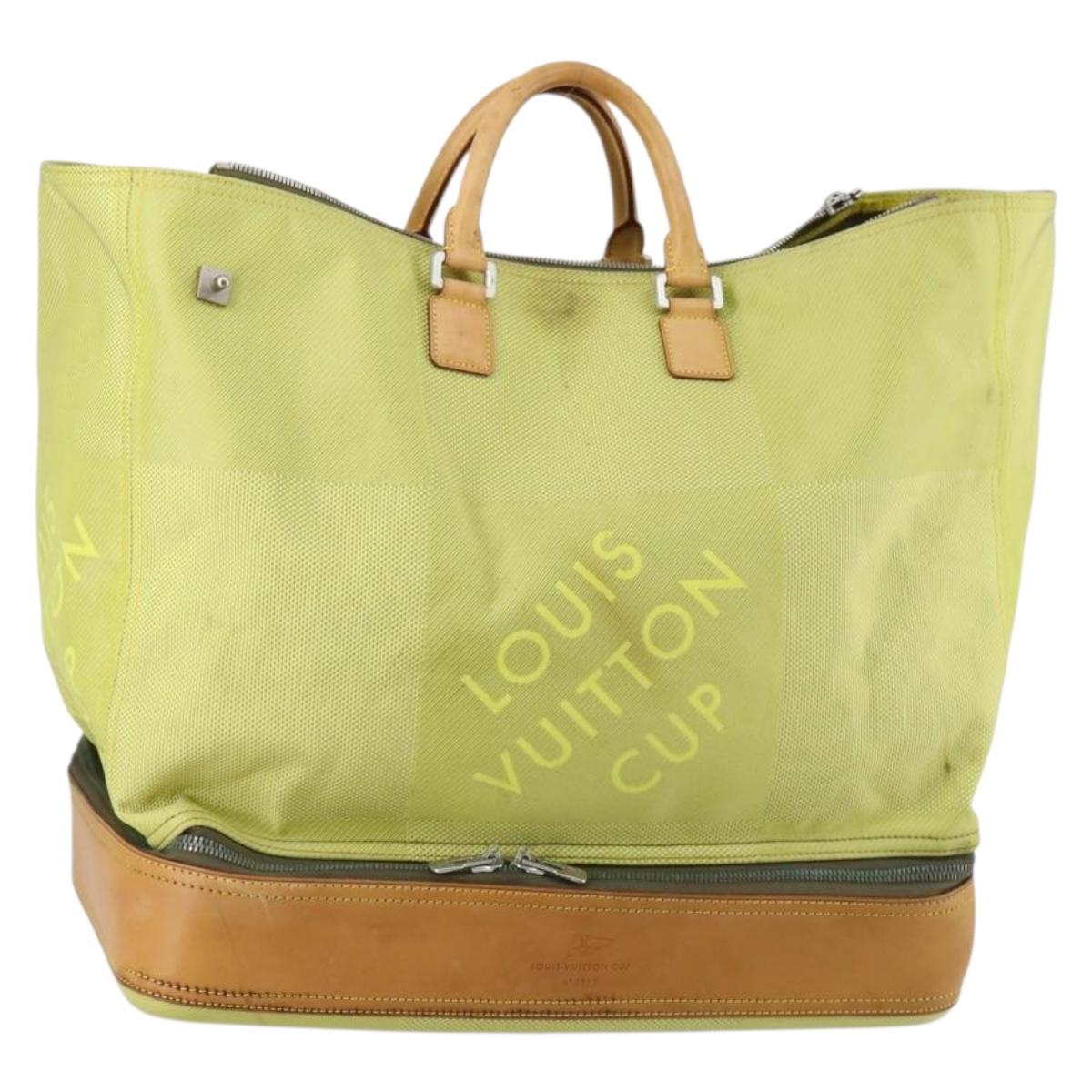 LOUIS VUITTON Damier Geant Southern Cross Bag Canvas Yellow M80631 Auth bs30009