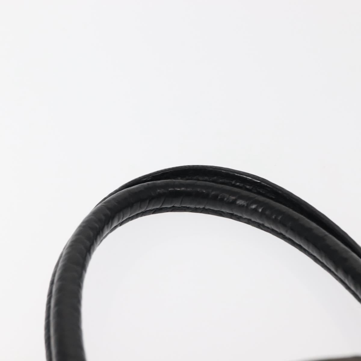 LOUIS VUITTON Monogram denim Neo Cabby MM Bag 2way Black M95351 LV Auth bs30011