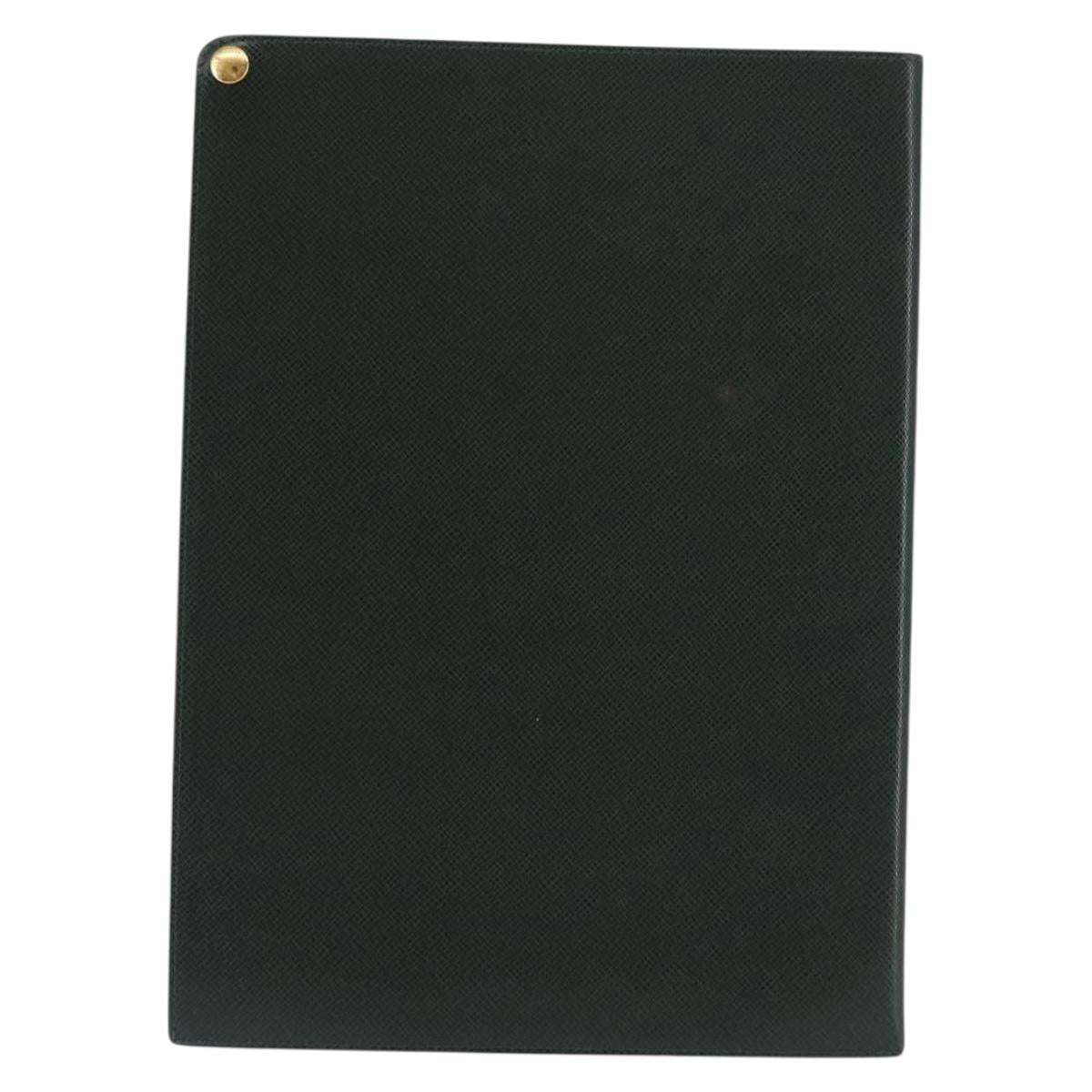 LOUIS VUITTON Taiga JAPAN 15th Anniversary Document Case E34490 Auth bs30014