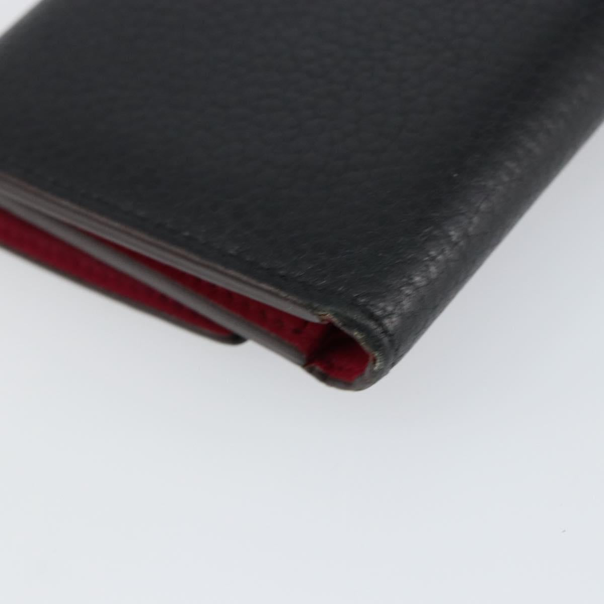 LOUIS VUITTON Portefeuille Capucines Wallet Leather Black M62157 LV Auth bs30017