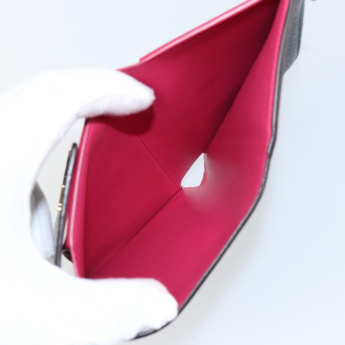 LOUIS VUITTON Portefeuille Capucines Wallet Leather Black M62157 LV Auth bs30017