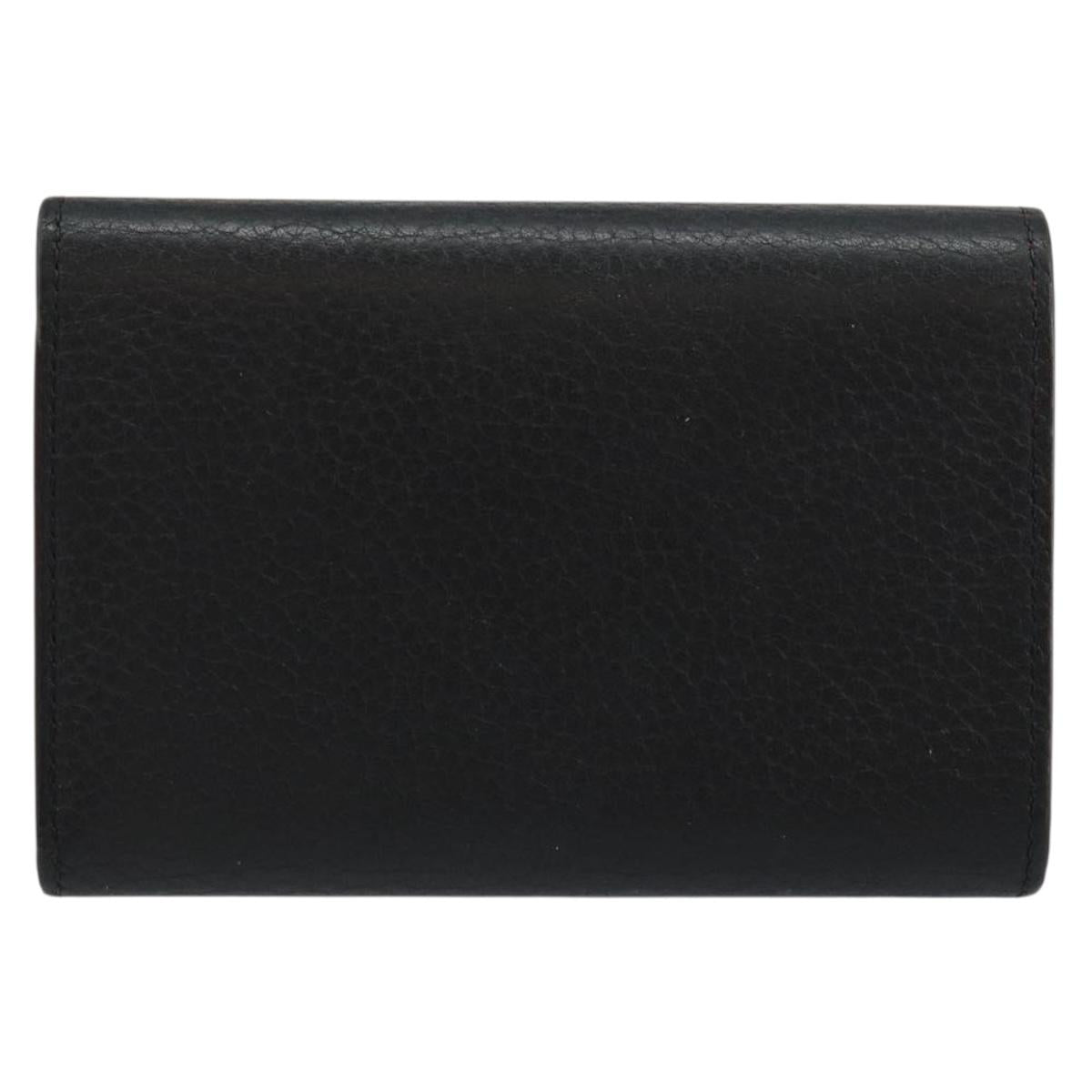 LOUIS VUITTON Portefeuille Capucines Wallet Leather Black M62157 LV Auth bs30017