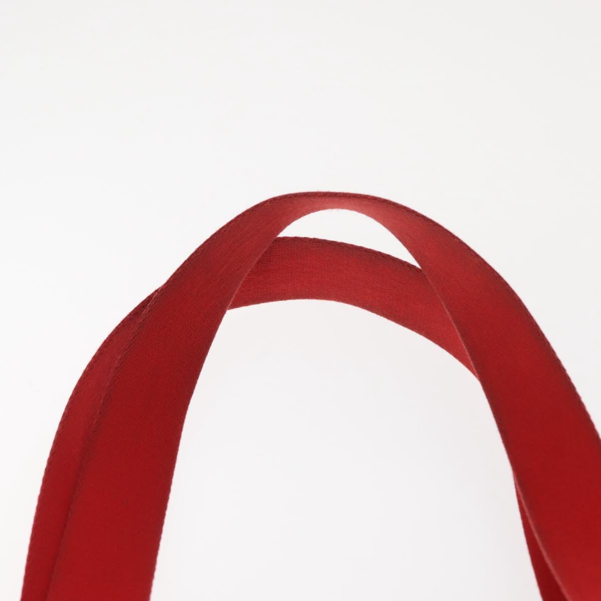 LOUIS VUITTON Antigua Cabas MM Tote Bag Beige Red M40035 LV Auth bs30019