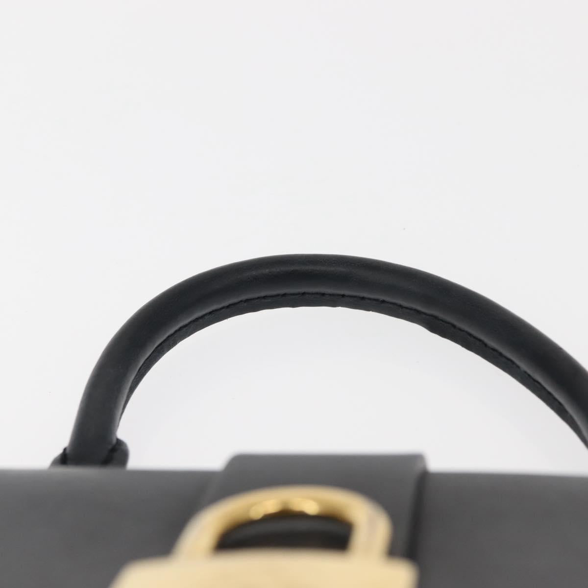LOUIS VUITTON Monogram Rocky BB Hand Bag 2way Black M44141 LV Auth bs30022
