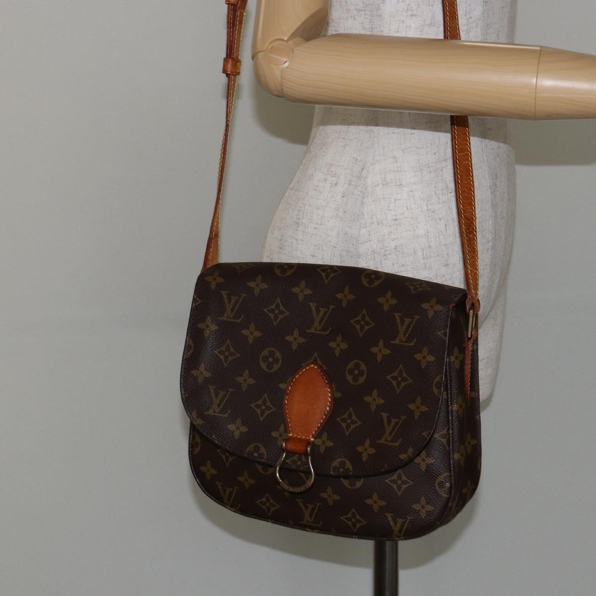 LOUIS VUITTON Monogram Saint Cloud GM Shoulder Bag M51242 LV Auth bs30024