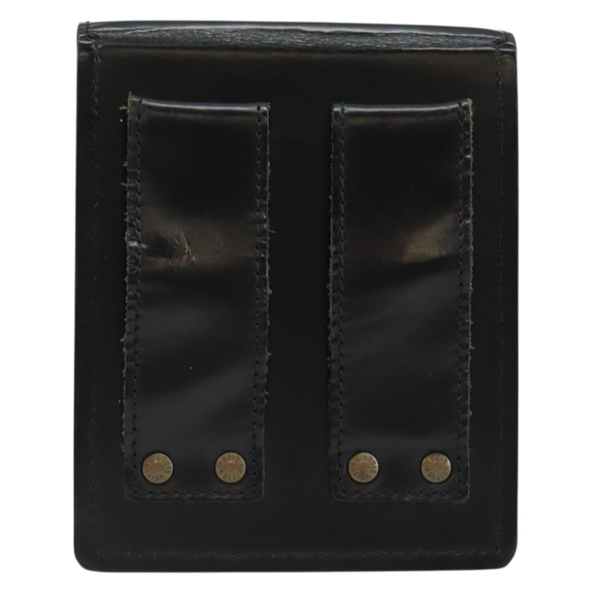 LOUIS VUITTON Pister Shoulder Bag Leather Black M92222 LV Auth bs30025