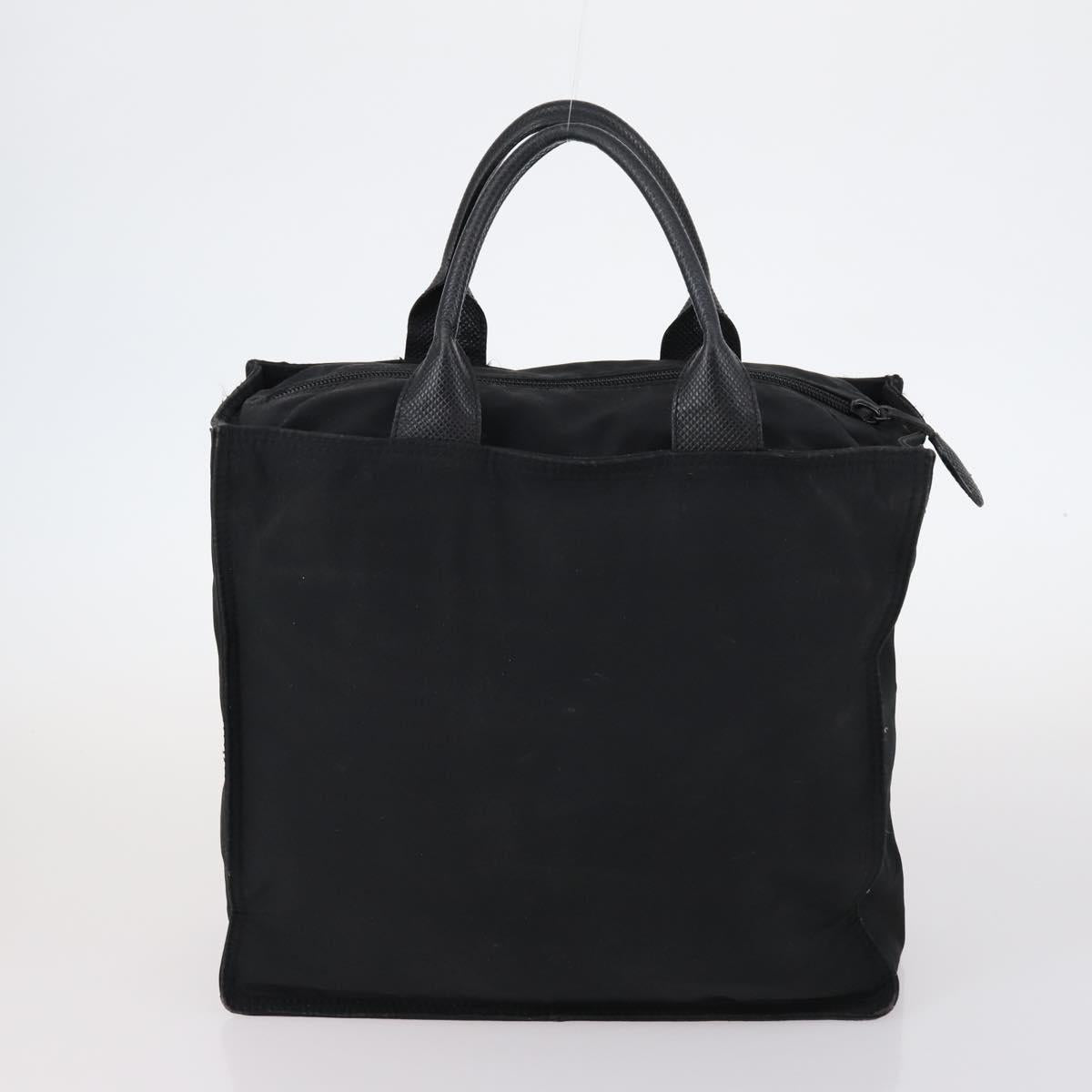 BOTTEGA VENETA Shoulder Bag Nylon 6Set Brown Black beige Auth bs30029