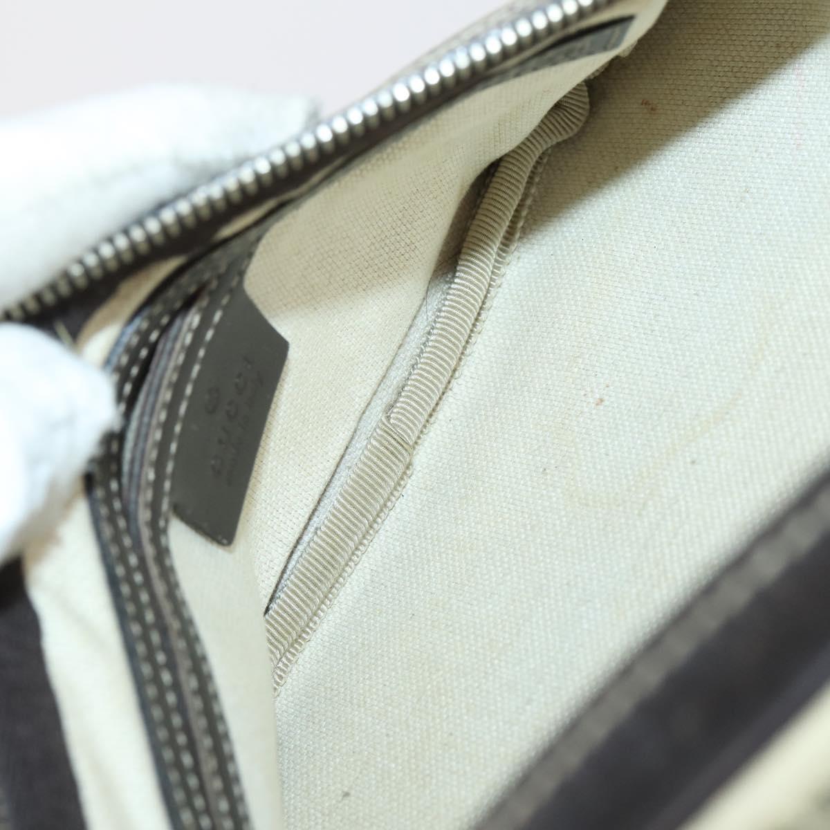 GUCCI GG Supreme Tote Bag PVC Canvas 3Set Beige Gold Auth bs30030