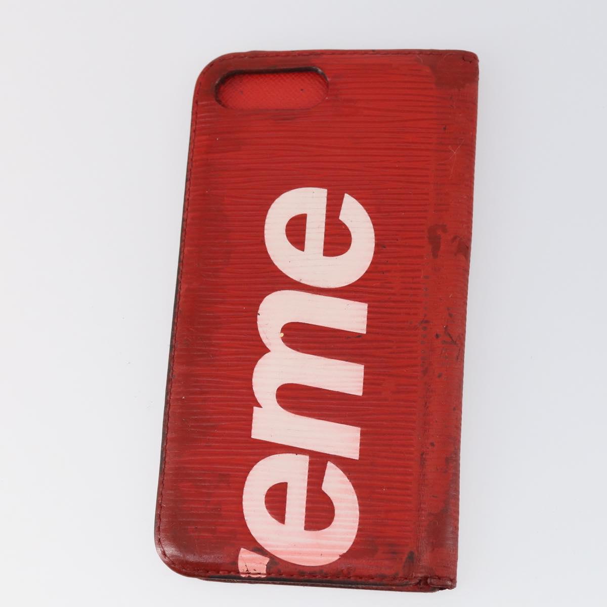 LOUIS VUITTON Monogram Epi Wallet 5Set Red White LV Auth bs30031