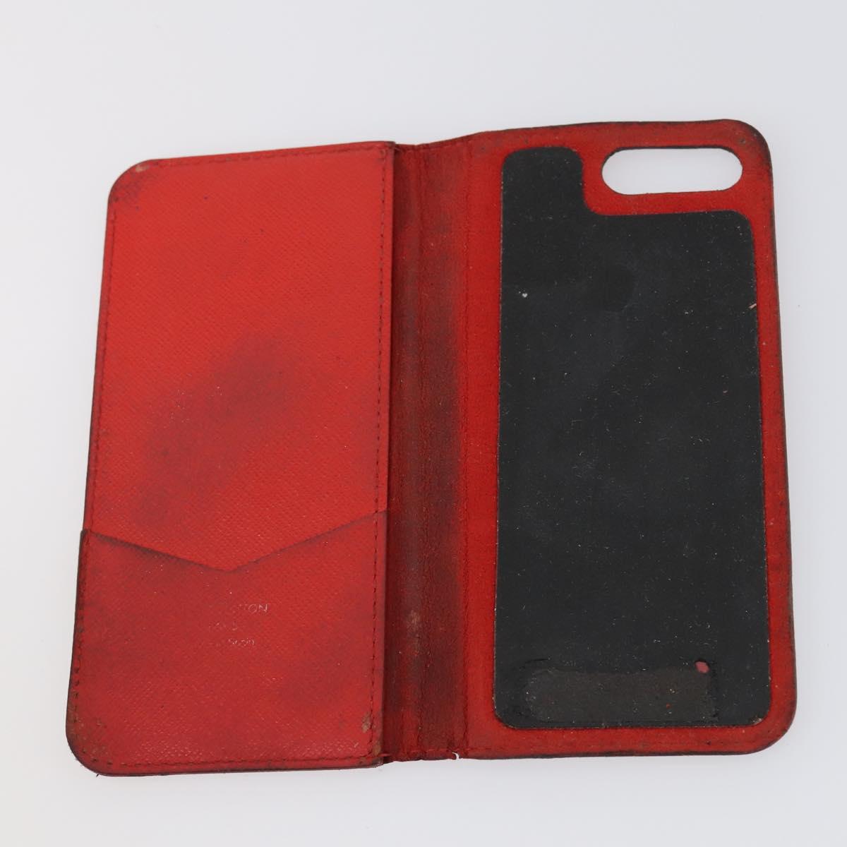 LOUIS VUITTON Monogram Epi Wallet 5Set Red White LV Auth bs30031