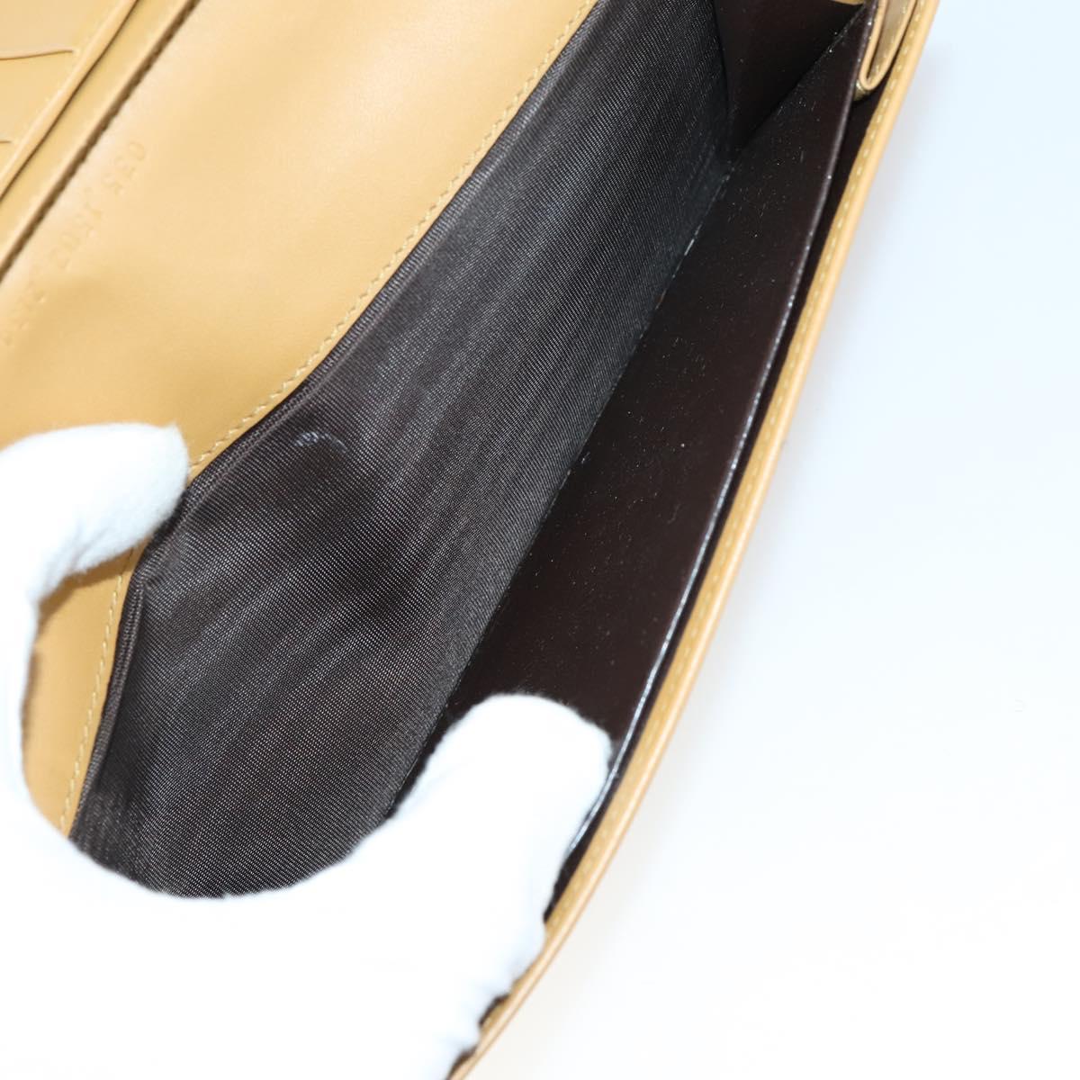 GUCCI GG Supreme Canvas Wallet PVC 7 Set Beige Black Auth bs30035