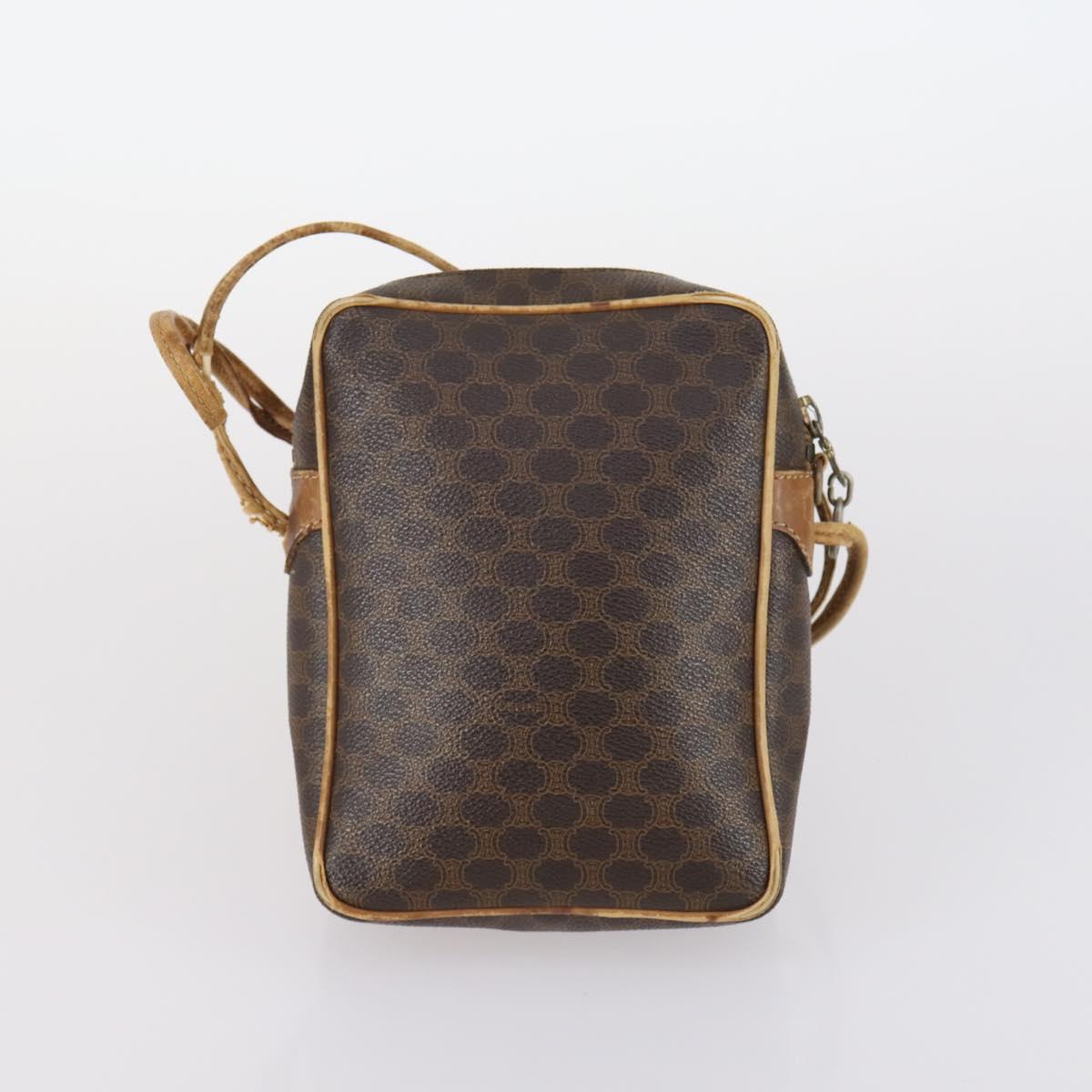 CELINE Macadam Canvas Hand Bag PVC Canvas 6Set Beige Navy black Auth bs30037