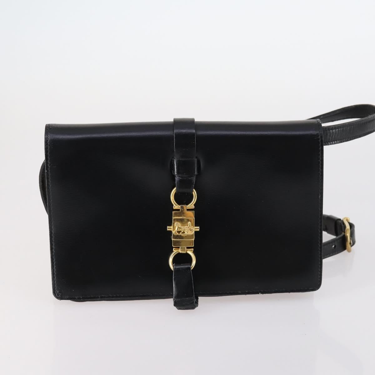 CELINE Macadam Canvas Hand Bag PVC Canvas 6Set Beige Navy black Auth bs30037