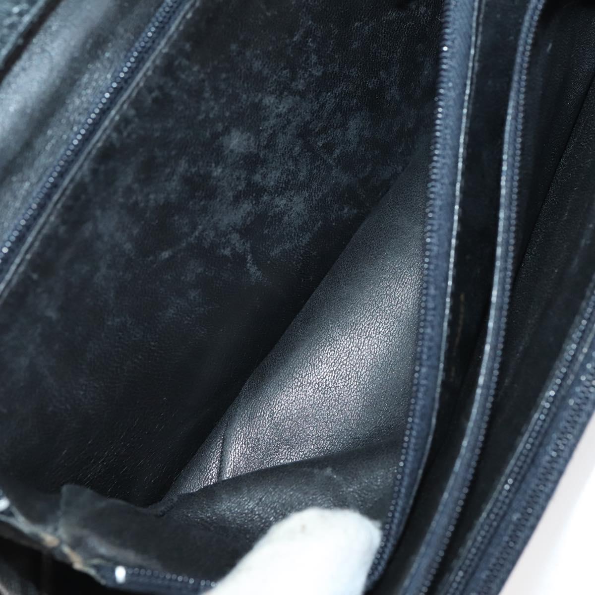 CELINE Macadam Canvas Hand Bag PVC Canvas 6Set Beige Navy black Auth bs30037