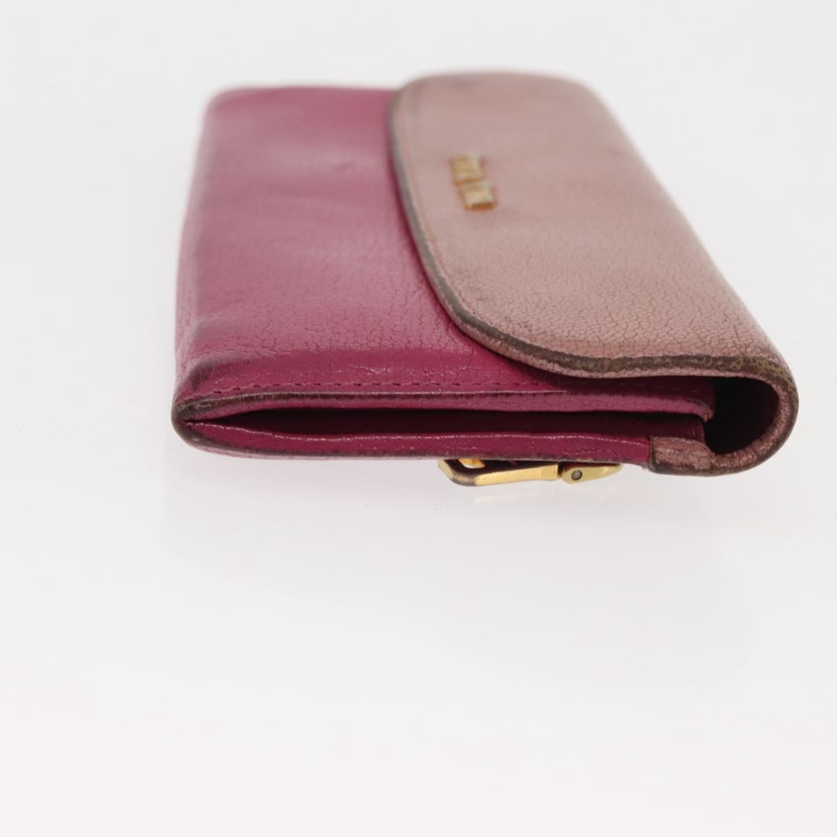 Miu Miu Matelasse Wallet Leather 7Set Blue Black beige Auth bs30046