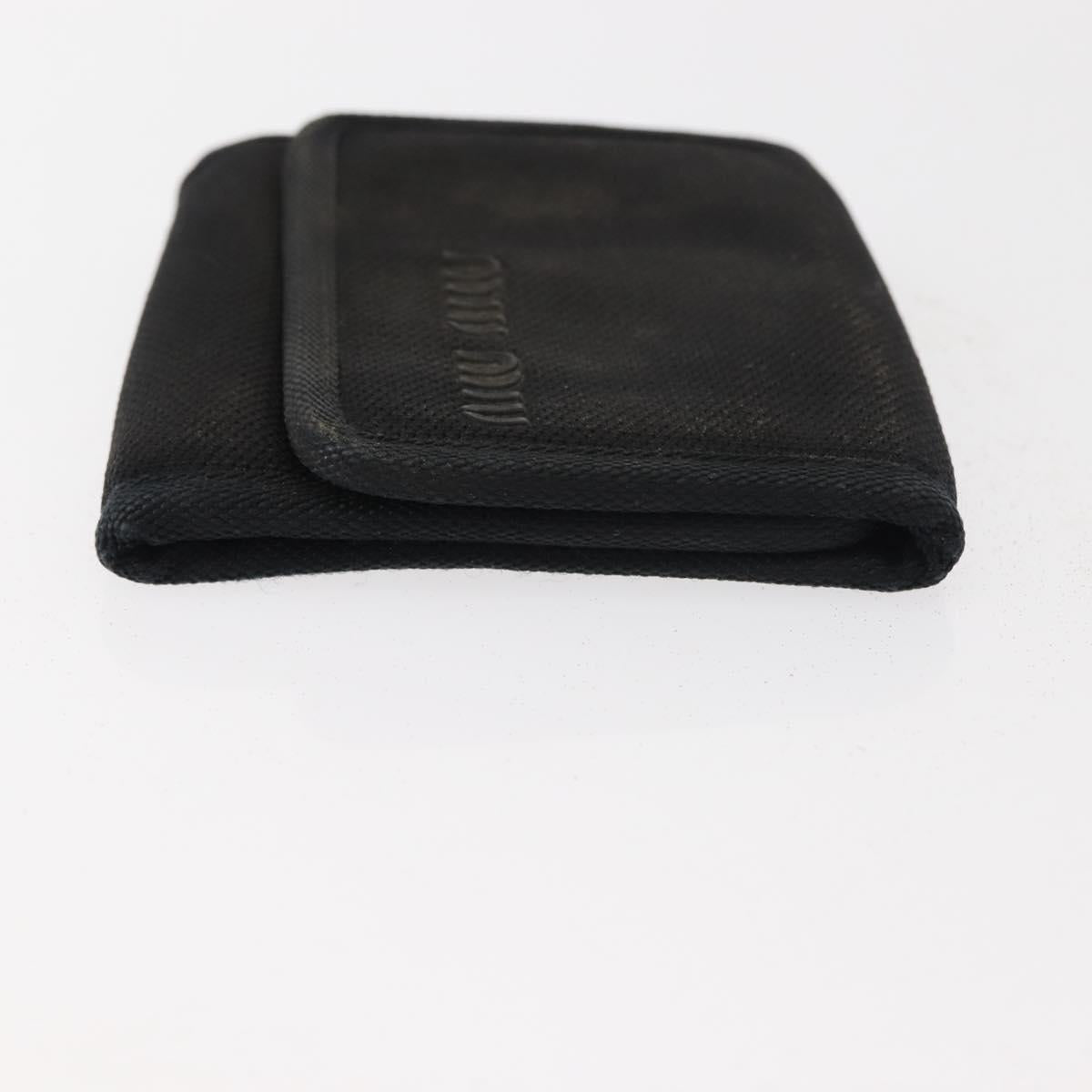 Miu Miu Matelasse Wallet Leather 7Set Blue Black beige Auth bs30046