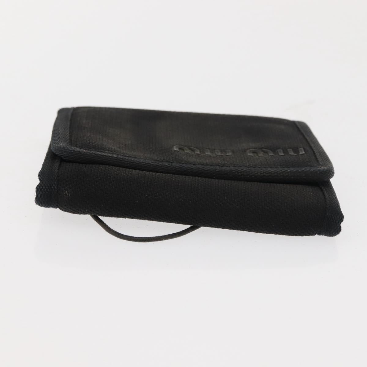 Miu Miu Matelasse Wallet Leather 7Set Blue Black beige Auth bs30046