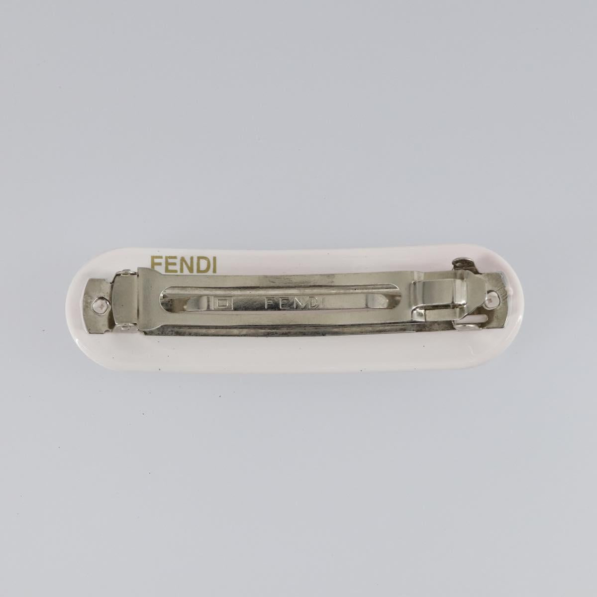 FENDI Pecan Canvas Wallet Leather 7Set Black Brown Auth bs30048