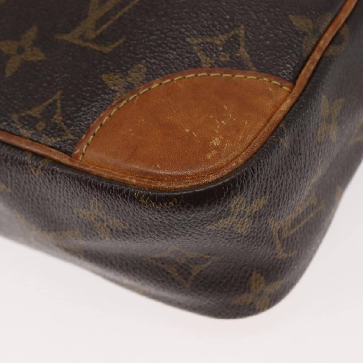 LOUIS VUITTON Monogram Compiegne 28 Clutch Bag M51845 LV Auth bs30051