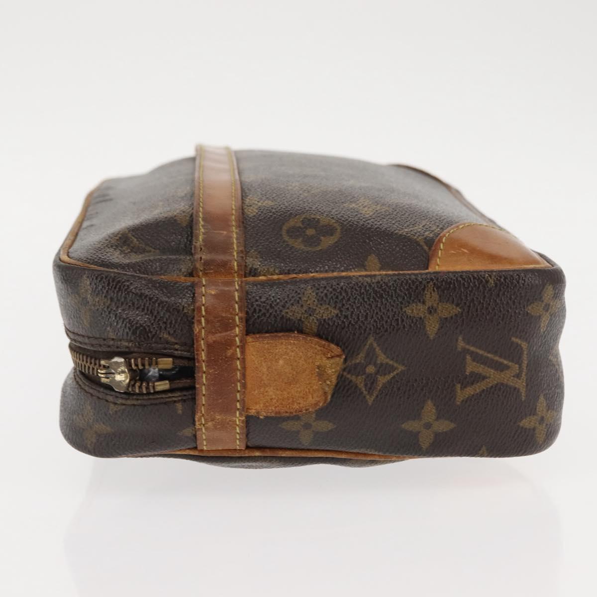 LOUIS VUITTON Monogram Compiegne 28 Clutch Bag M51845 LV Auth bs30051