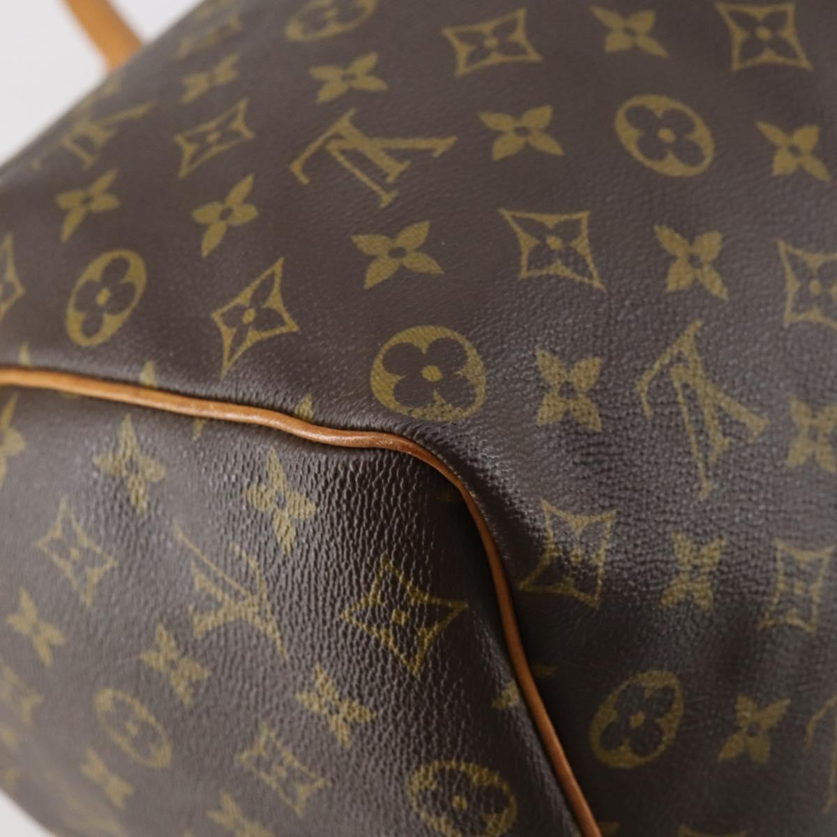 LOUIS VUITTON Monogram Keepall 55 Boston Bag M41424 LV Auth bs30067