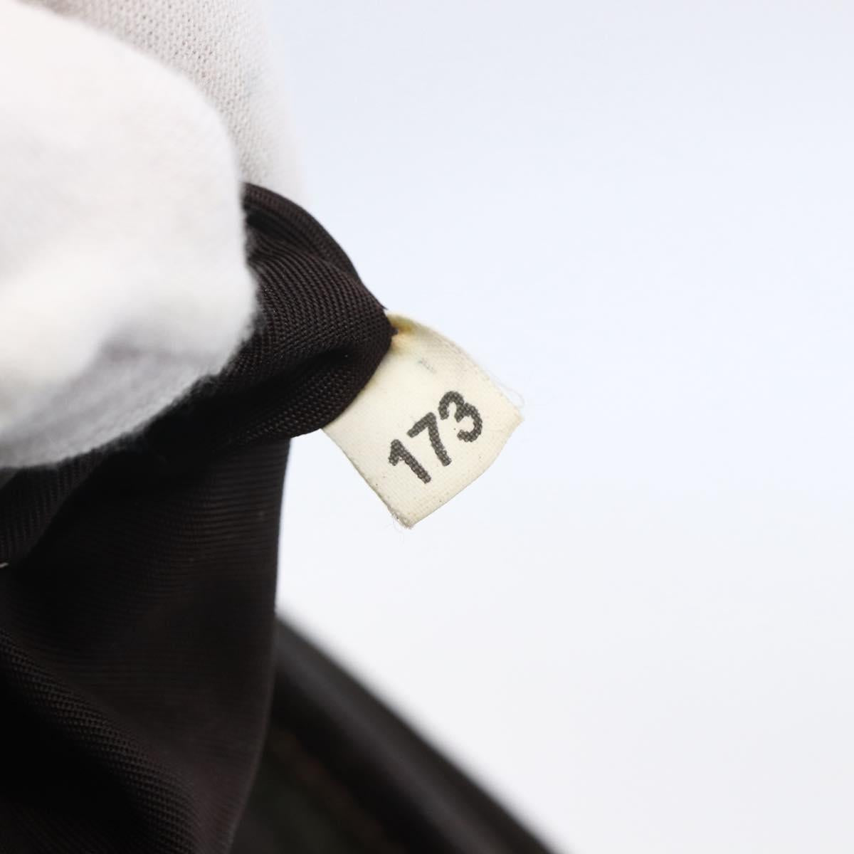 PRADA Tote Bag Nylon Khaki Gold Auth bs30074