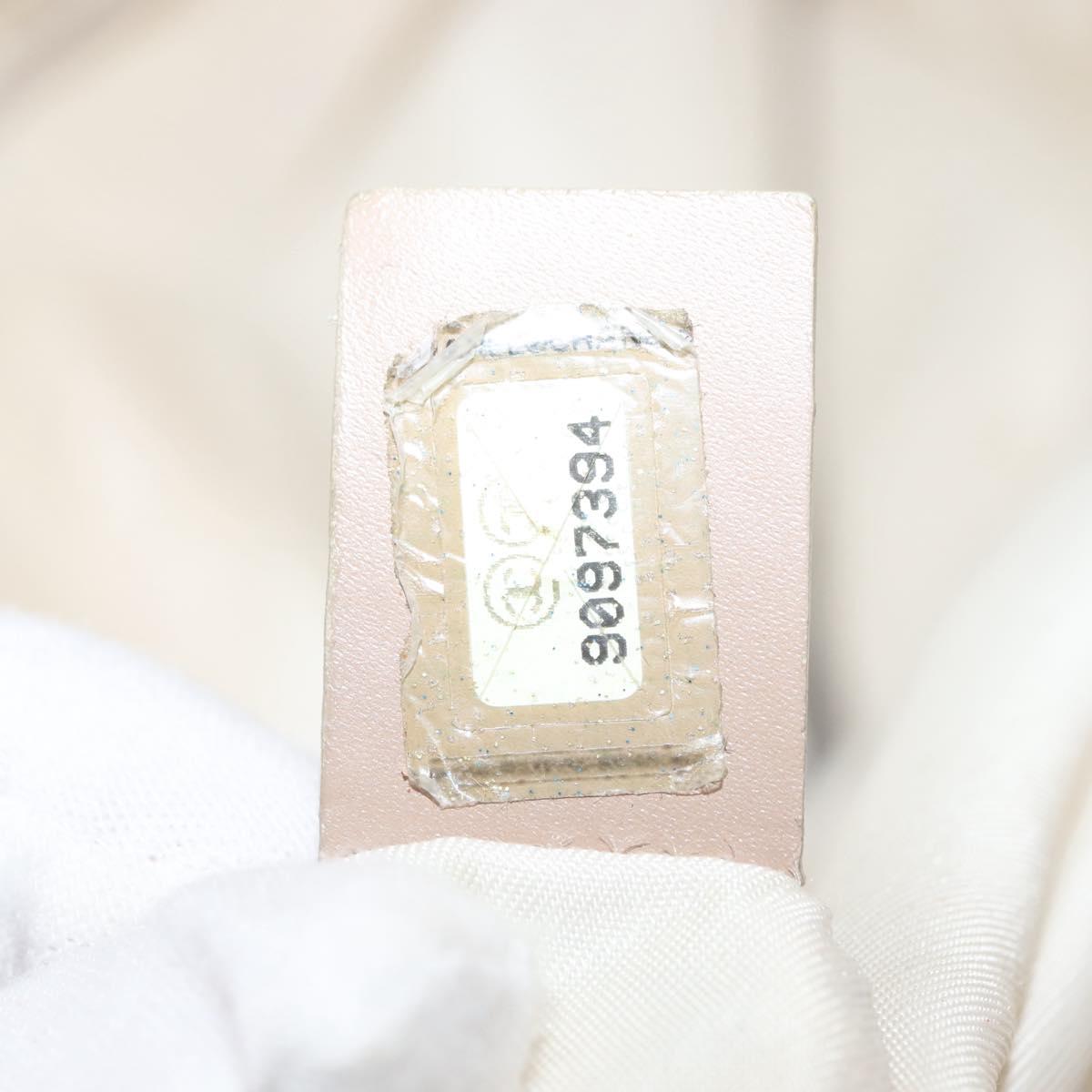 CHANEL New Travel Line Tote Bag Nylon Beige Gold CC Auth bs30087